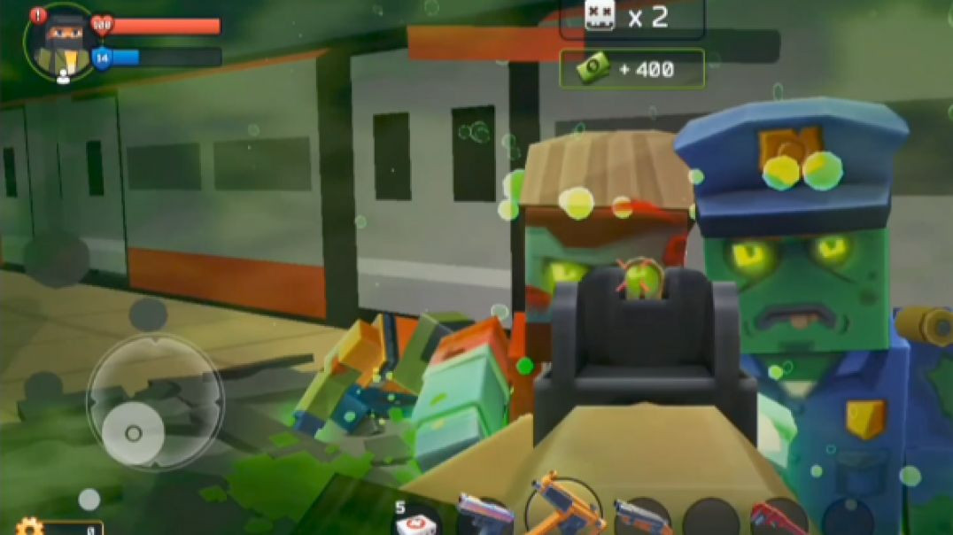 ⁣The Walking zombie 2एक छोटे बच्चे द्वारा गेम ट्यूटोरियल