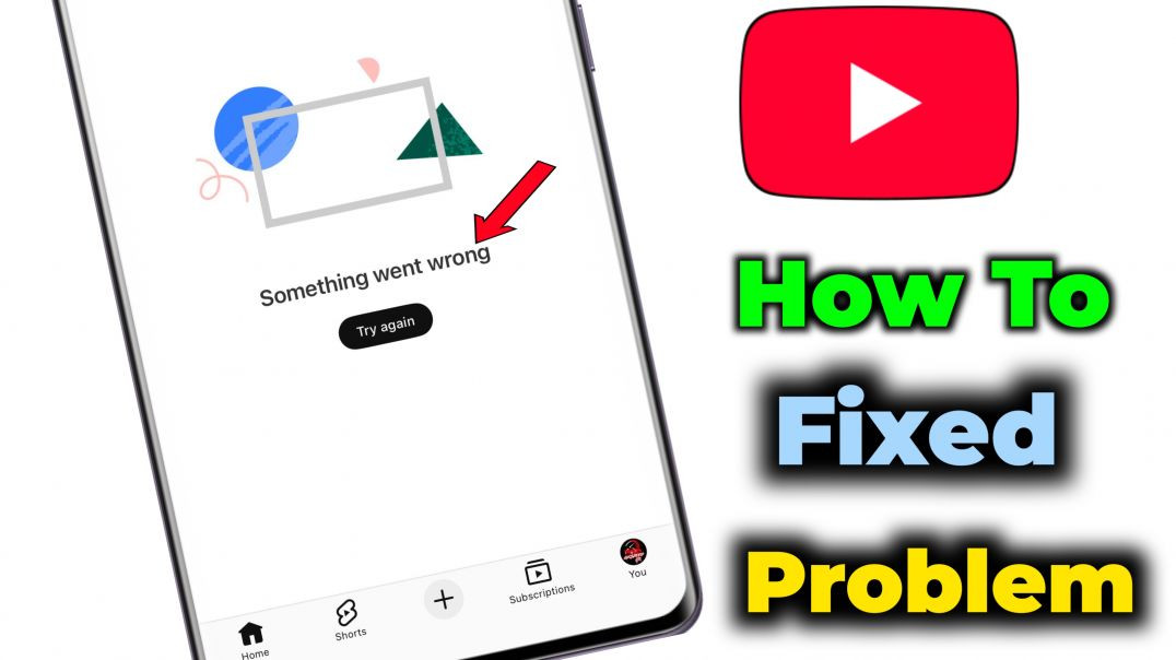 ⁣YouTube home page something went wrong try again | YouTube something went wrong problem