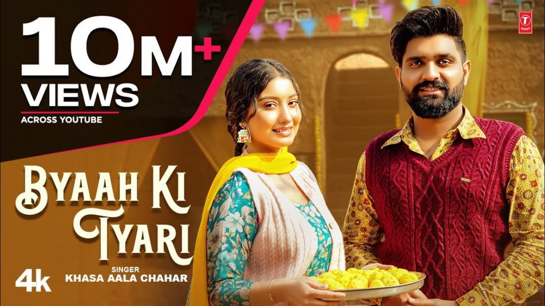 ⁣Byaah Ki Tyari -Khasa Aala Chahar,Khushi Verma _ New Haryanvi Songs 2025 _T-Series Haryanvi