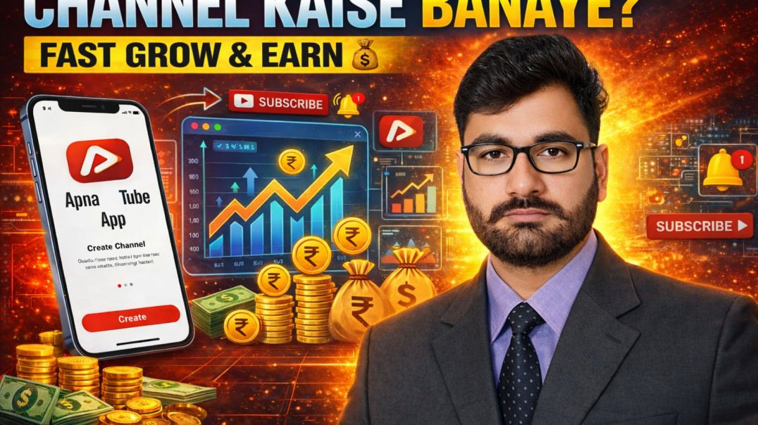 ⁣ApnaTube App पर अपना चैनल कैसे बनाएँ और जल्दी  से Grow कैसे करें  Full Review  Earn Fast on ApnaTube