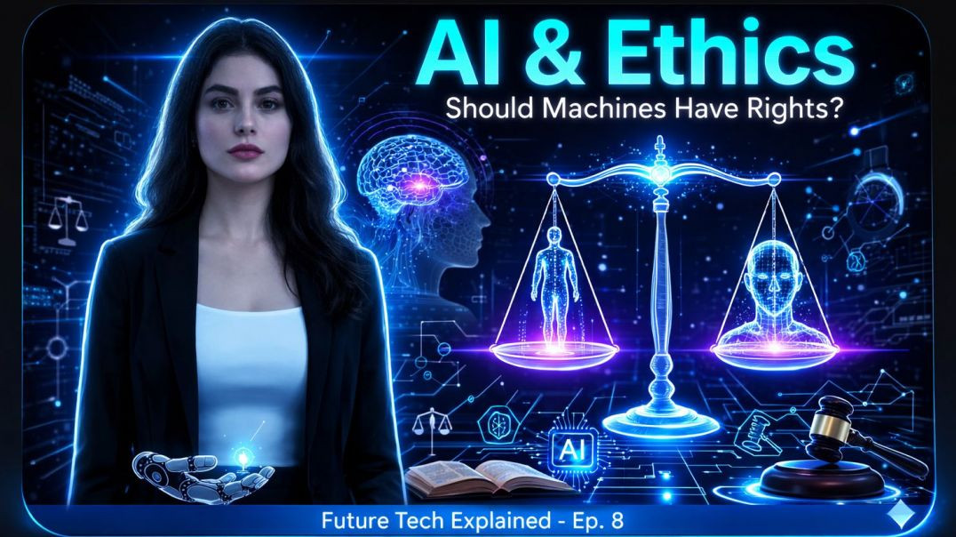 ⁣AI और नैतिकता Explained in Hindi _ क्या मशीनों को इंसान जैसा अधिकार  _ Future Te(720P