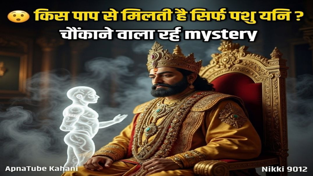 ⁣😱 किस पाप से मिलती है सिर्फ पशु योनि? चौंकाने वाला रहस्य | ApnaTube Kahani | Nikki 9012