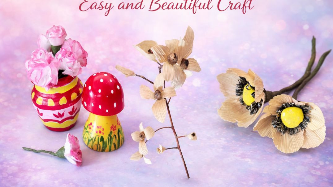 ⁣Easy and beautiful craft idea#craft