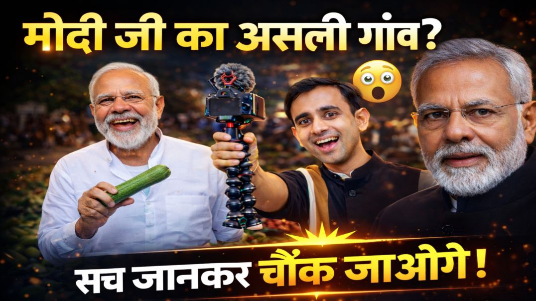 ⁣मैं पहुँचा मोदी जी के असली गाँव 😳 सच जानकर चौंक जाओगे! | Sushil Patel Vlogs