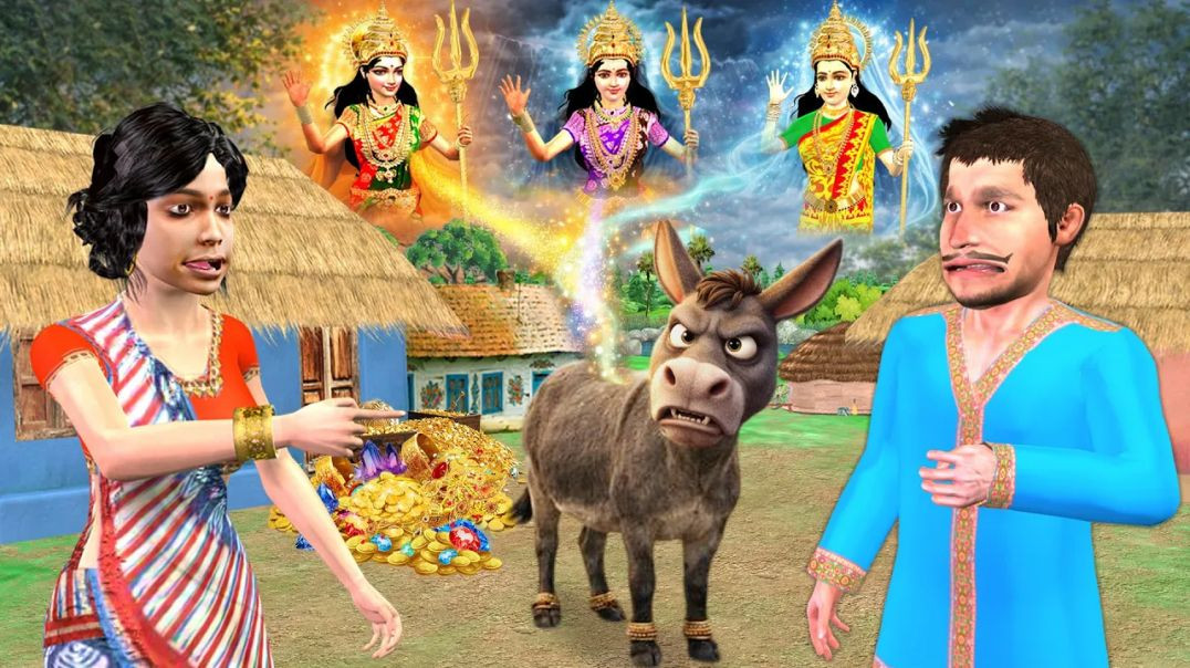 ⁣सास बदल गई गधा | 3 Seasons Goddess का श्राप | Moral Hindi Kahaniya