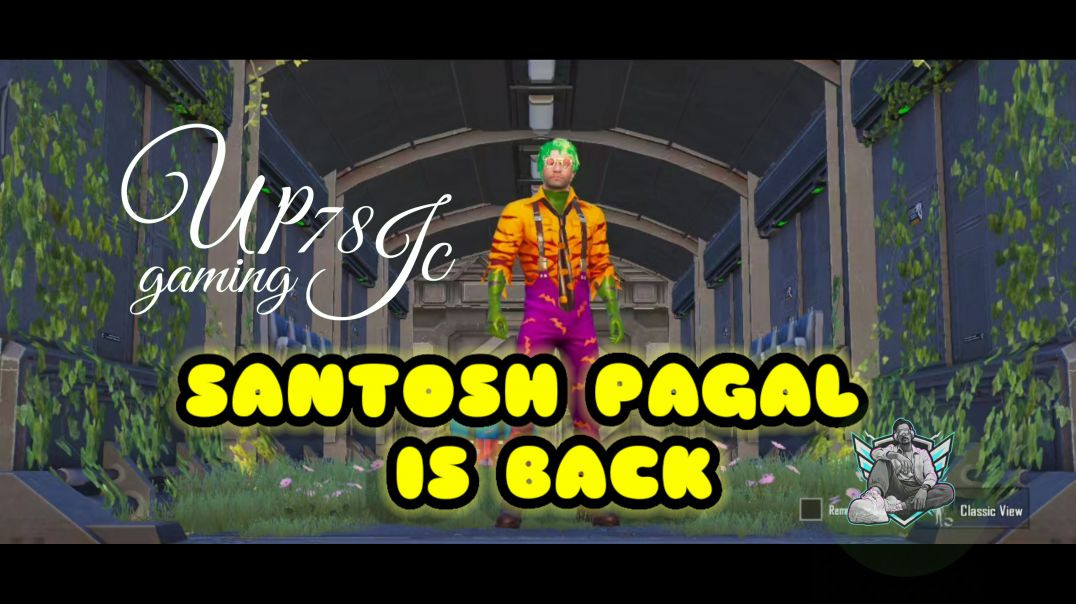 ⁣Santosh pagal is back up 78 Jc gaming pubg mobile game play