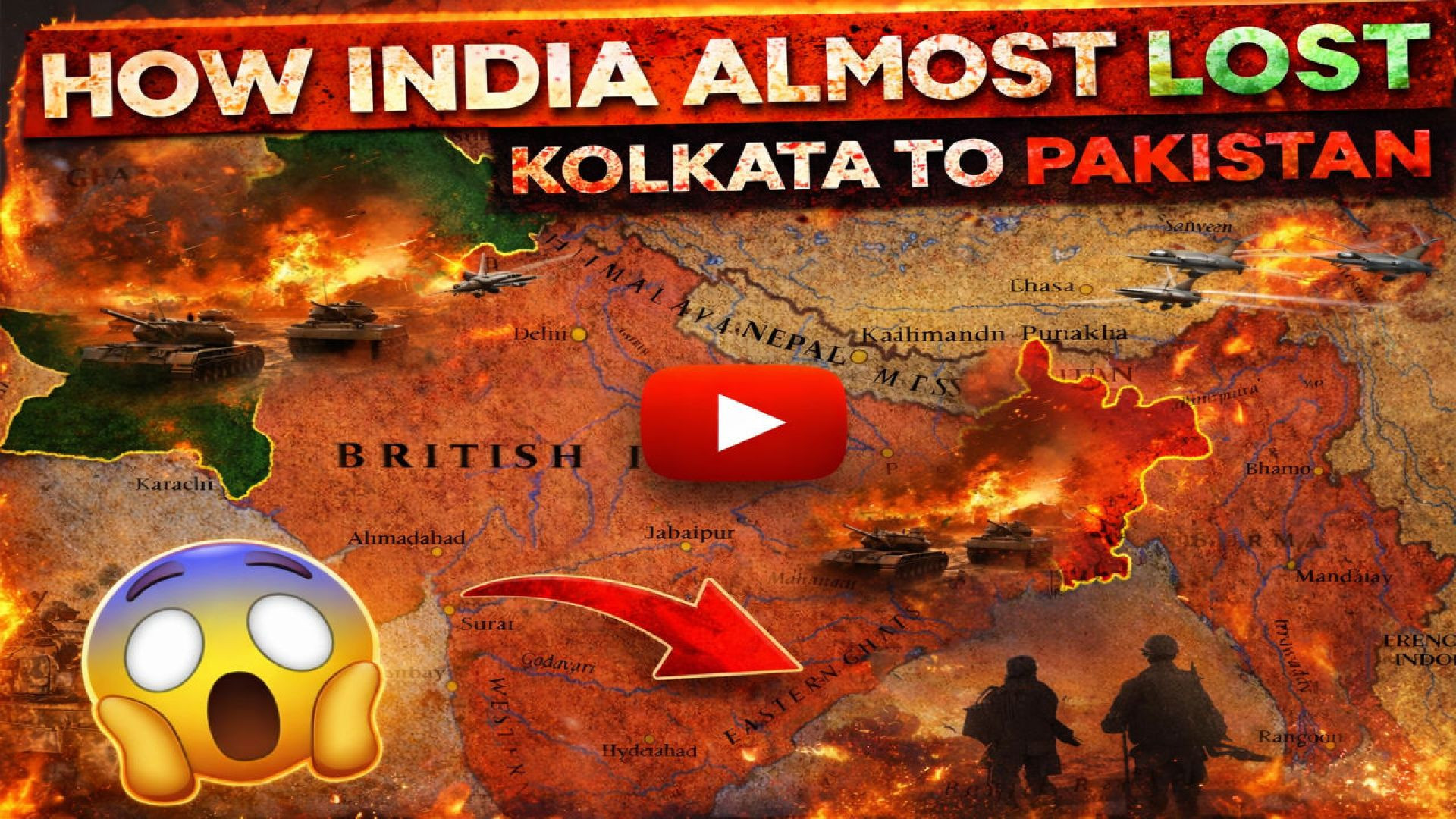 ⁣How India Almost Lost Kolkata to Pakistan