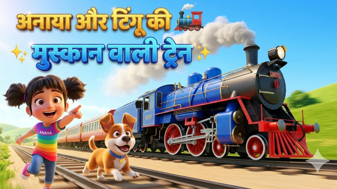 ⁣अनाया और टिंगू की मुस्कान वाली ट्रेन 🚂✨ | दिल छू लेने वाली बच्चों की कहानी | Hindi Moral Story for K