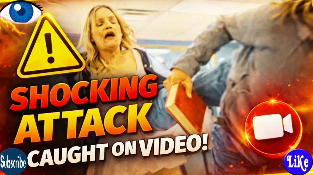 ⁣OMG! Shocking Moment Caught on Camera 😱 She Got Kicked!