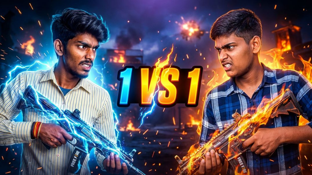 ⁣Free Fire 1v1 Gameplay 🔥 Intense One vs One Battle | Pro Clash #apnatude #gaming