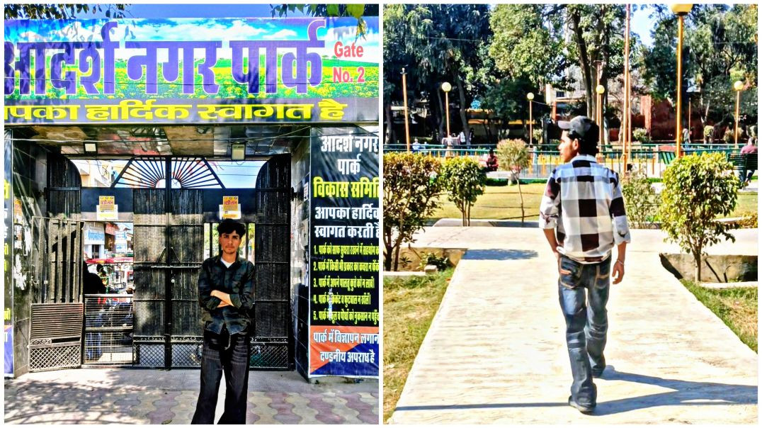 ⁣Aaj hum ganganagar me Aadarsh park aa gye 😍😍
