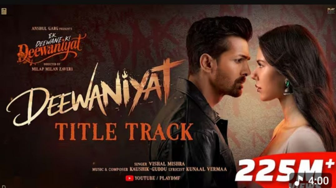 ⁣DEEWANIYAT_Title_Track_-_Ek_Deewane_Ki_Deewaniyat___Harshvardhan_Sonam___Vishal_,KaushikGuddu,Kunaal