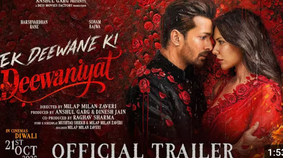 ⁣Ek Deewane Ki Deewaniyat (2025) Bollywood Hindi Movie