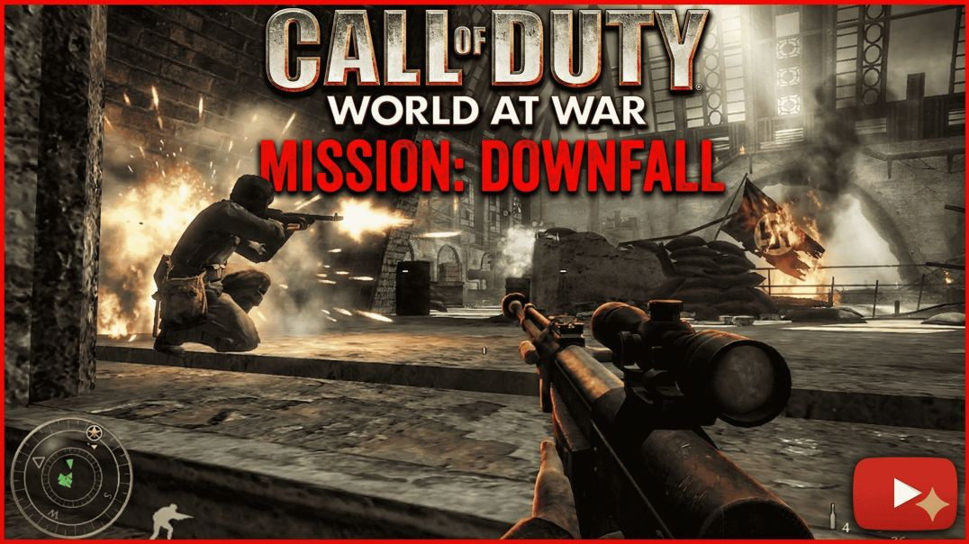 ⁣Brutal Veteran Difficulty – Downfall | COD WaW Campaign