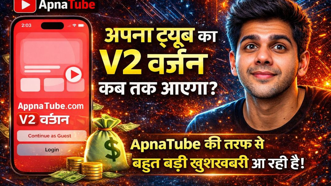 ⁣Apnatube ka v2 version kab tak aayega?|V2 version Kitna reddy Hua? #trending_video | Technical kishor