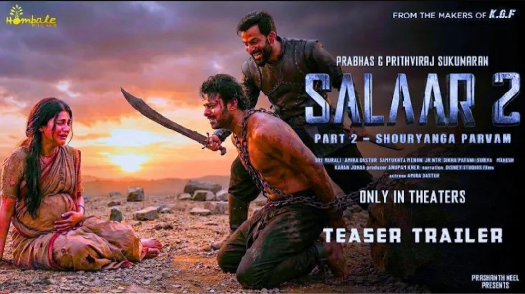 ⁣Salaar_ Part 2 - Shouryanga Parvam Official Trailer Prithviraj Prabhas South Movie 2026(1080P_HD)