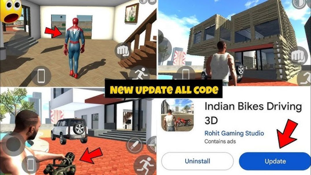 ⁣New Update Indian Bike driving 3d 😲 Game