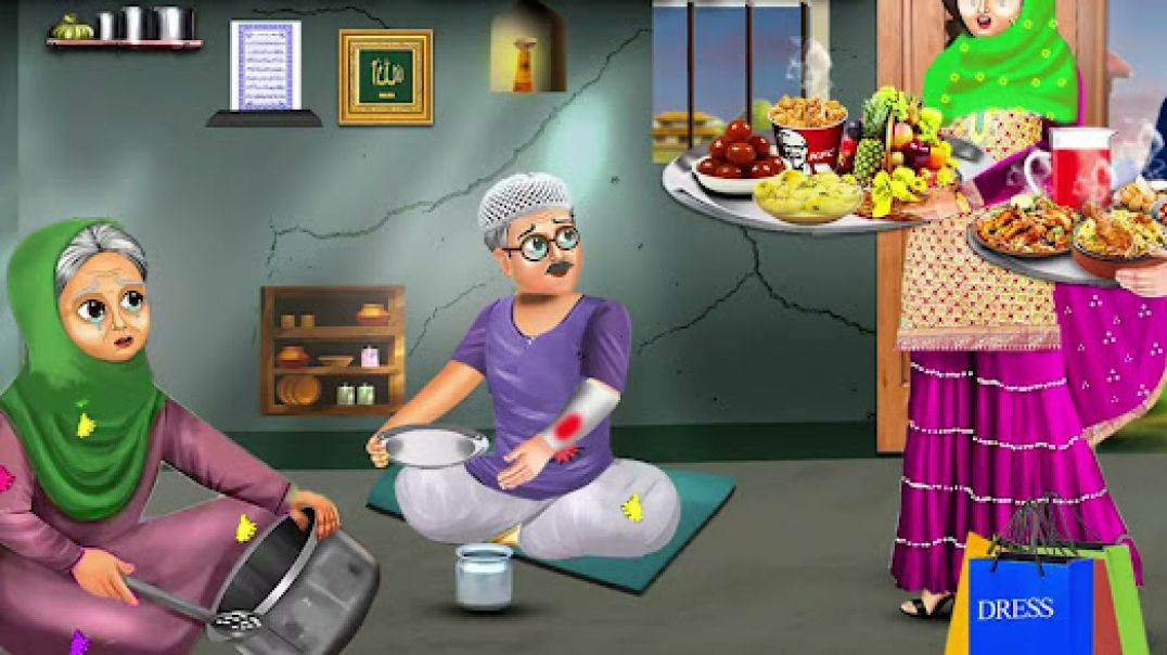 ⁣बाची के घर अमीर भतीजी लाई इफतारी