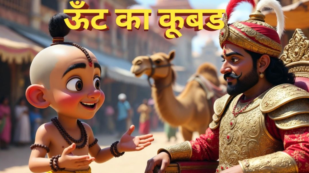 ⁣ऊँट का कूबड, Deepak 33, Tenali Raman story in Hindi