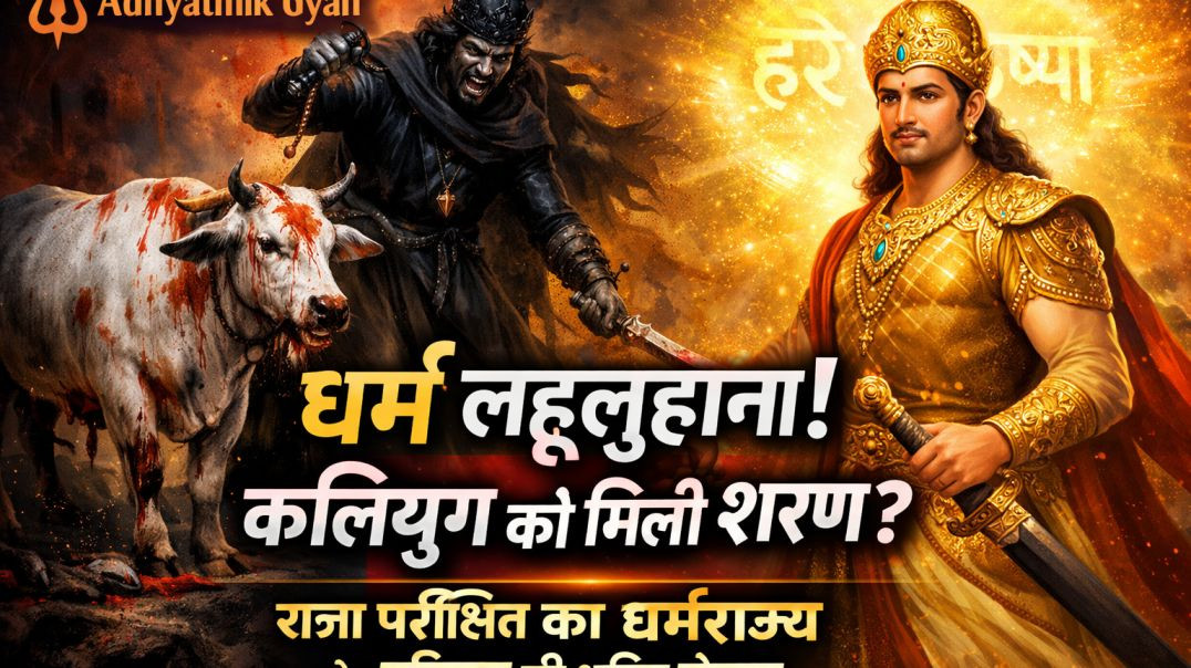 “जब धर्म लहूलुहान हुआ और कलियुग को मिली शरण!  <br>राजा परीक्षित का धर्मराज्य और हरिनाम की अंतिम घोषण