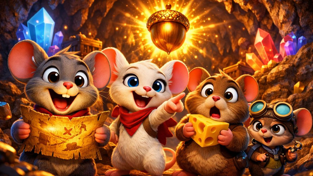 ⁣खजाना ढूंढने वाले चूहे की कहानी/Treasure Hunting Mice !