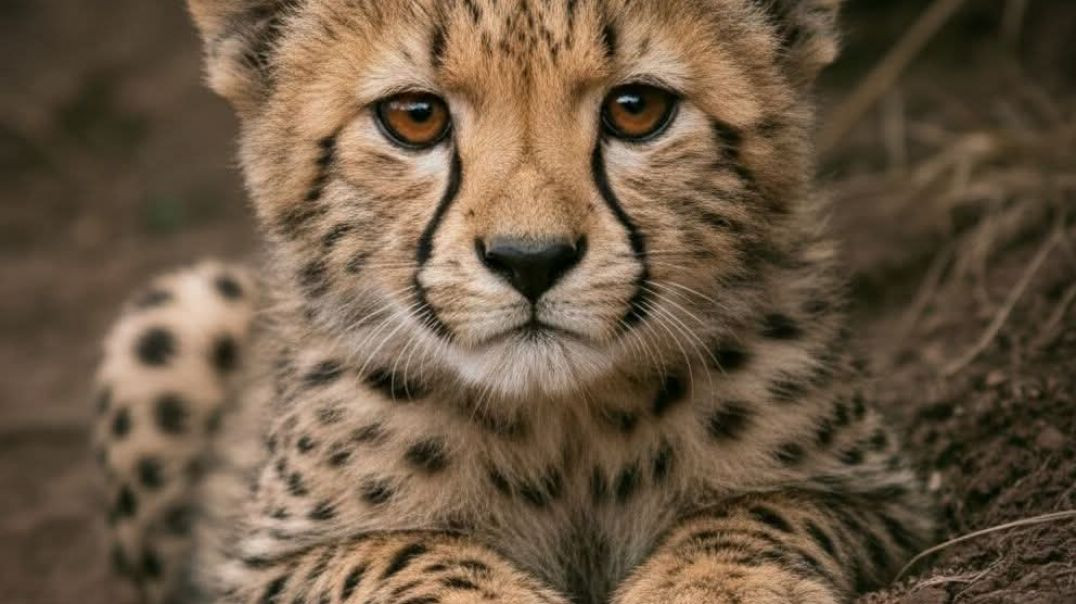 ⁣Leopard 🐆 and cub