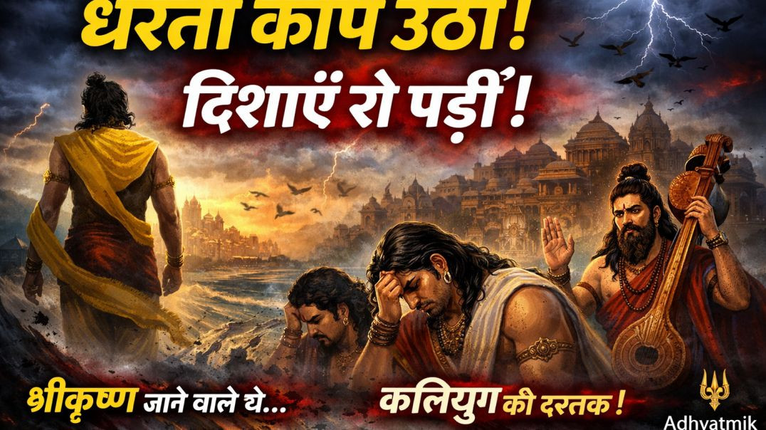 श्रीकृष्ण के प्रस्थान से पहले दिखे भयानक संकेत | कलियुग की दस्तक | श्रीमद्भागवत 1.14”**