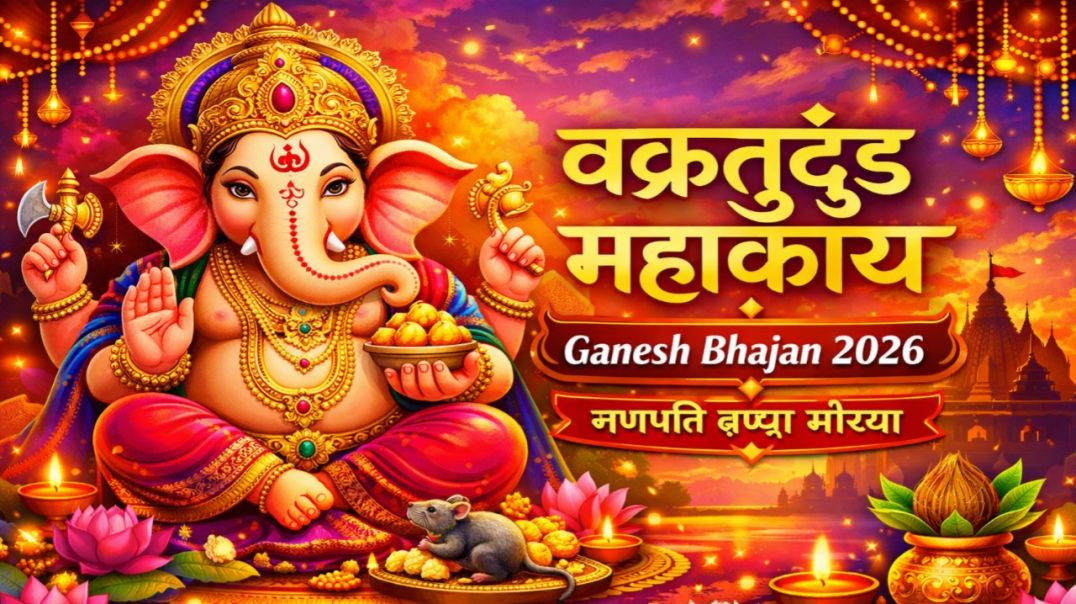 ⁣वक्रतुंड महाकाय | Ganesh Bhajan 2026 | गणपति बप्पा मोरया | मधुर गणेश भजन
