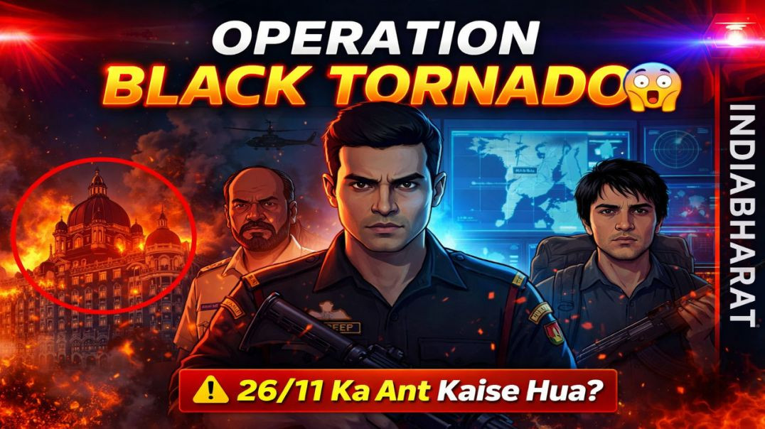 ⁣Operation Black Tornado: Mumbai 26/11