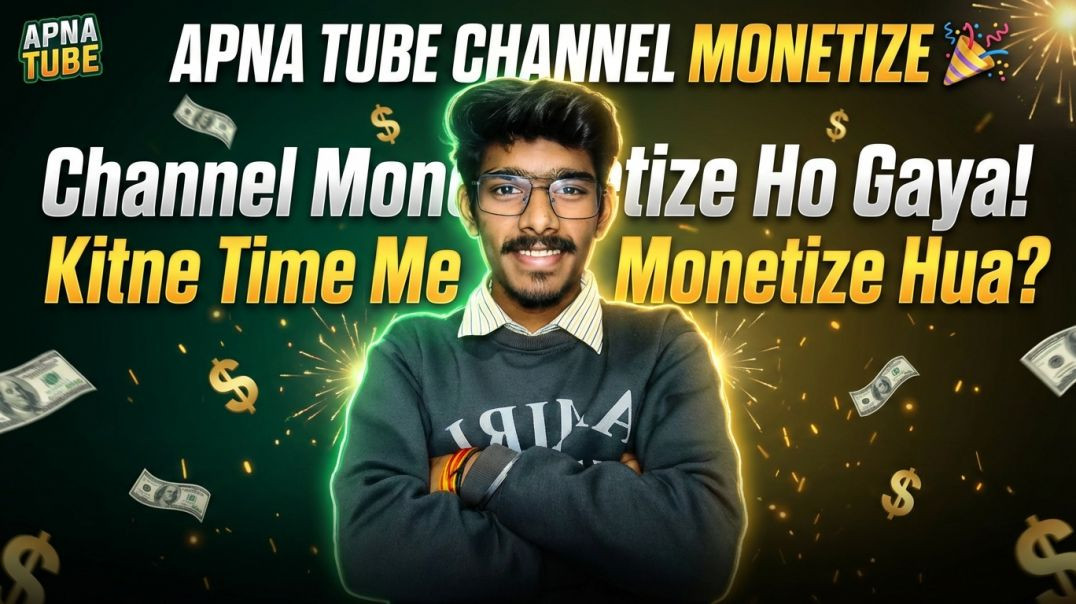 ⁣Galti Se Monetize Ho Gaya? 🤯 | Apna Tube Channel #apnatube #apna