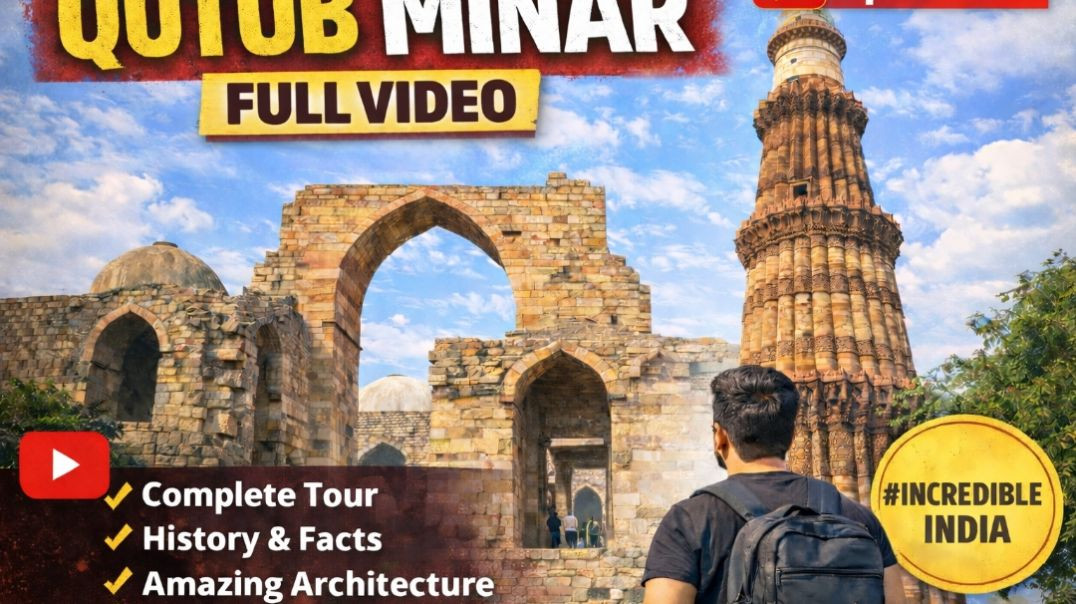 ⁣Qutub Minar Full Video | History, Architecture & Travel Guide