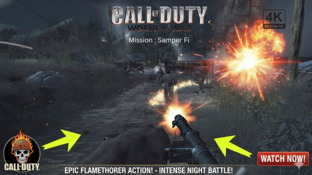 ⁣Semper Fi: The Battle Begins | Call of Duty World at War Gameplay