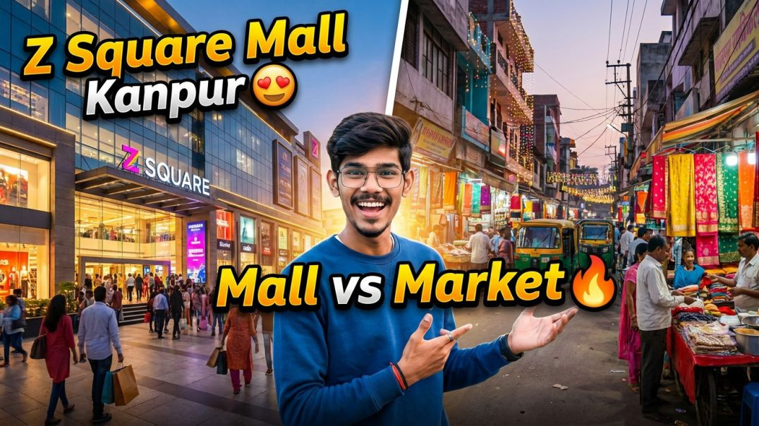 ⁣Kanpur Ka Sabse Bada Mall 😱 | Z Square Mall Vlog #apnatude #apna #blogs