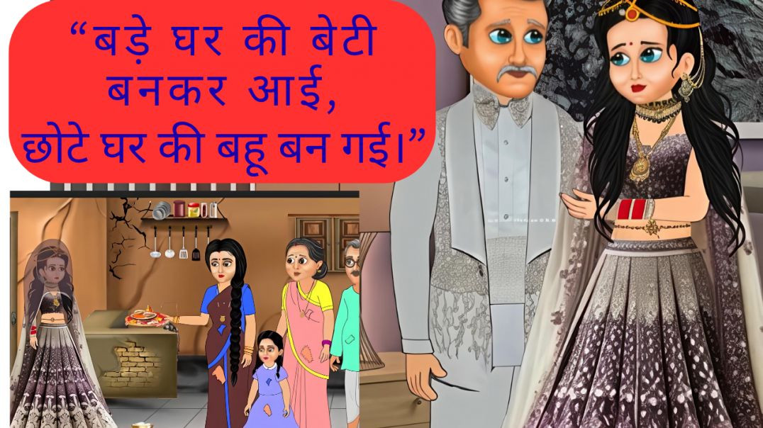 ⁣Bade Ghar ki Beti bani Garib Ghar ki bhau #storytime #apnatube