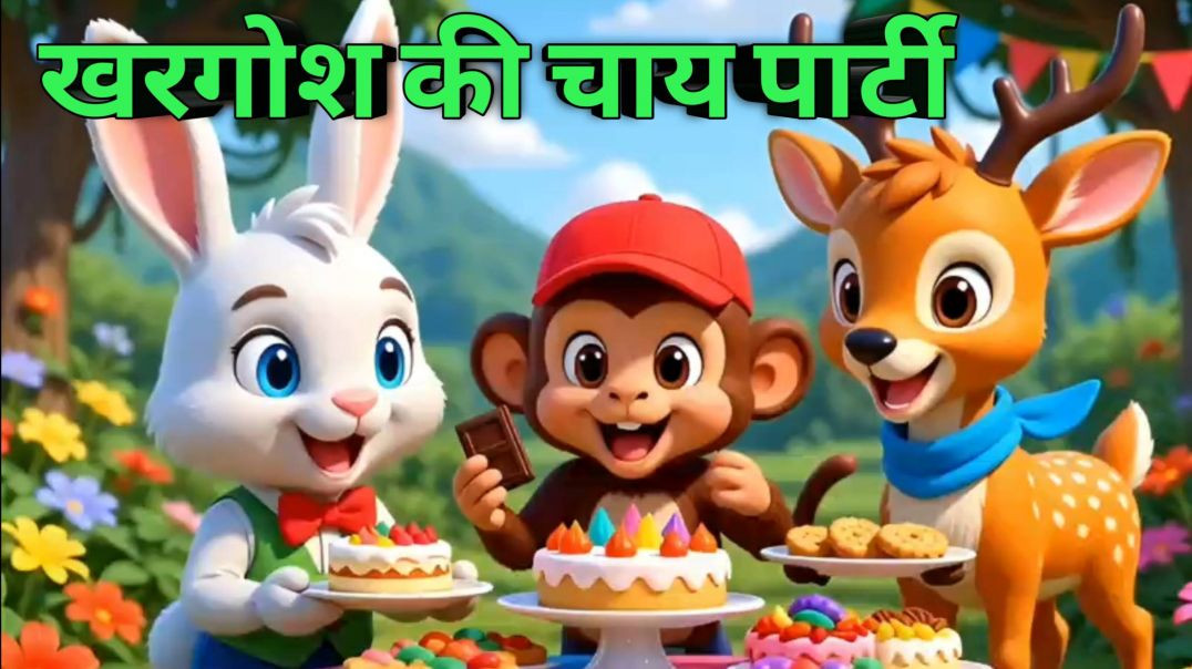 ⁣खरगोश की चाय पार्टी ! rabbit tea party