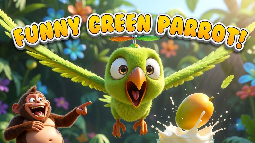 ⁣मैं तोता, मैं तोता - Main Tota, Main Tota _ Hindi Nursery Rhymes And Kids Song _ Rhymy Pop Kids