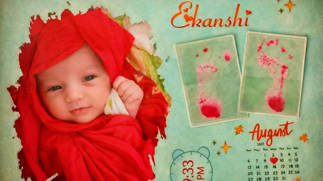 ⁣“Ekanshi Rathore’s Beautiful 1 to 12 Month Journey | Baby Milestones & Precious Memories”