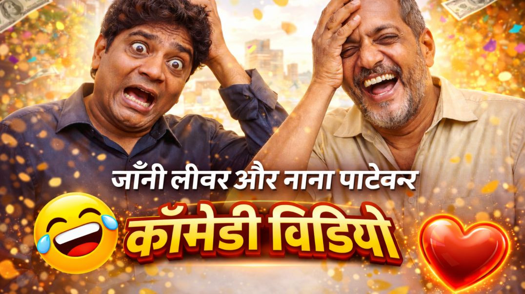 नाना पाटेकर और जॉनी लीवर  की हंसी से लोटपोट करदेने वाली कॉमेडी वीडियो - Johnny Lever & Nana Pate