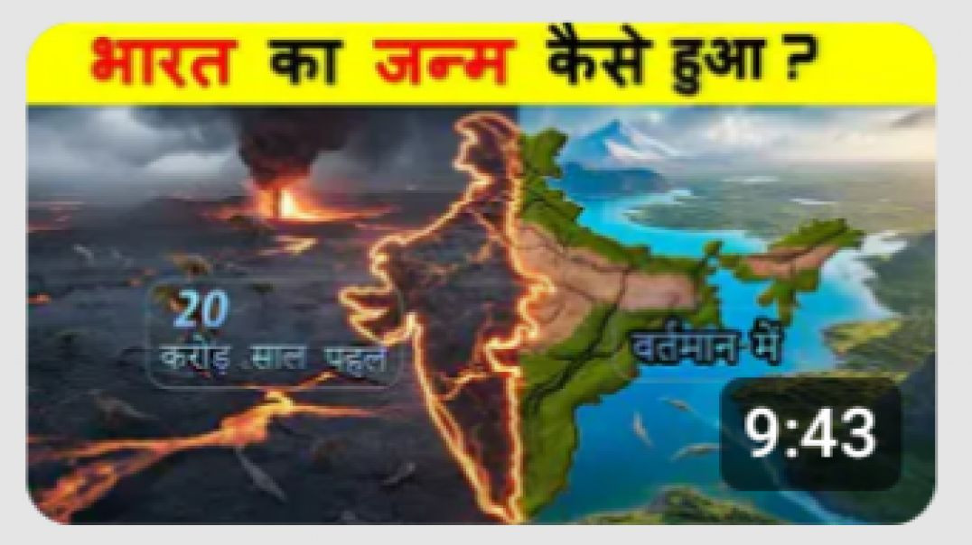 ⁣हमारा भारत 20 करोड़ साल पहले कैसे बना ? The Real Geological History of India | Factonic TV Hindi