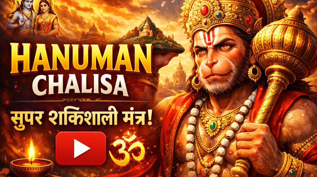 ⁣Hanuman chalisa . हनुमान चालीसा । Full audio, credited to T+series