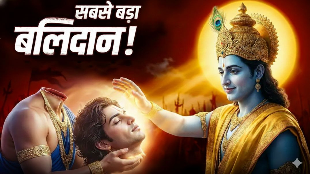 ⁣कृष्ण ने महाभारत से पहले इस वीर का शीश क्यों माँगा? | Khatu Shyam Ji