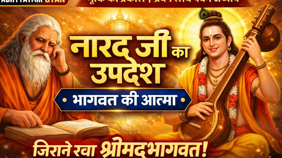 ⁣“सच्चा धर्म क्यों अधूरा रह गया? | नारद मुनि का झकझोर देने वाला उपदेश | श्रीमद्भागवत 1.5”