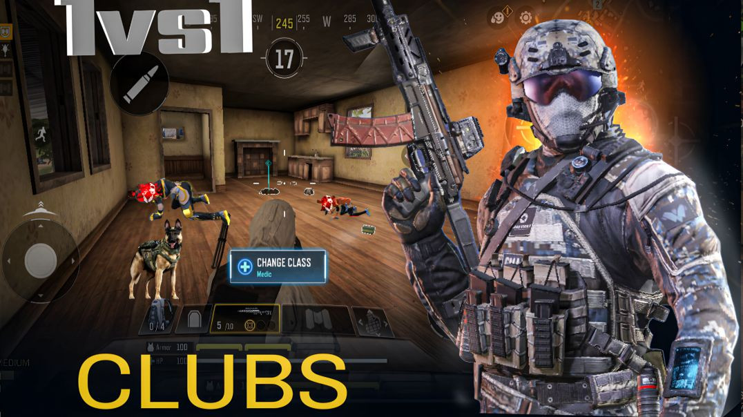 ⁣Call of duty mobile multiplayer walkthrough (1vs1 Gameplay)