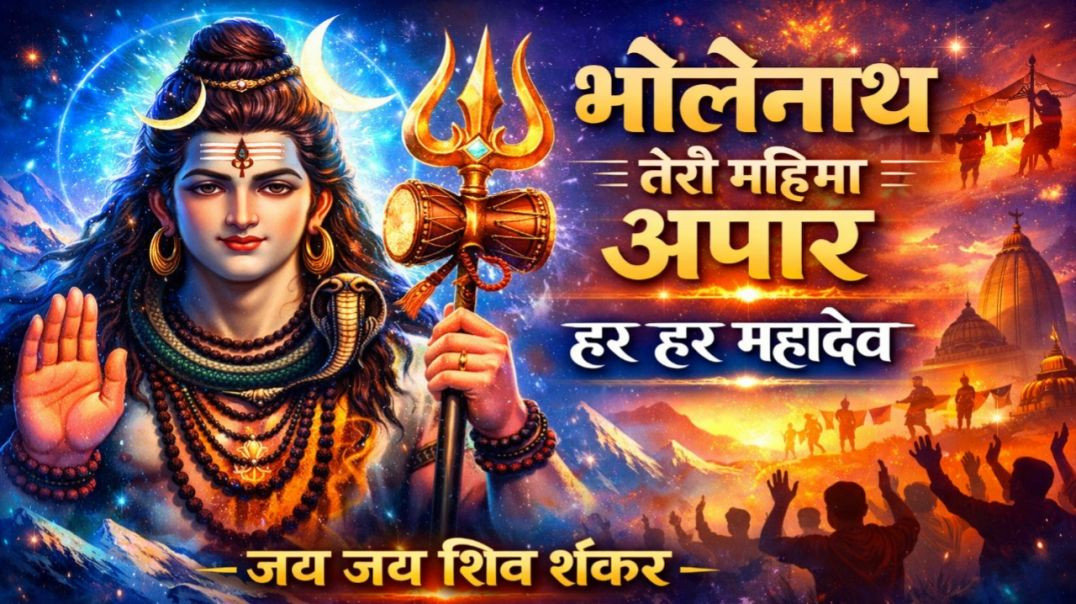 ⁣भोलेनाथ तेरी महिमा अपार | Latest Shiv Bhajan 2026 | Har Har Mahadev Bhajan