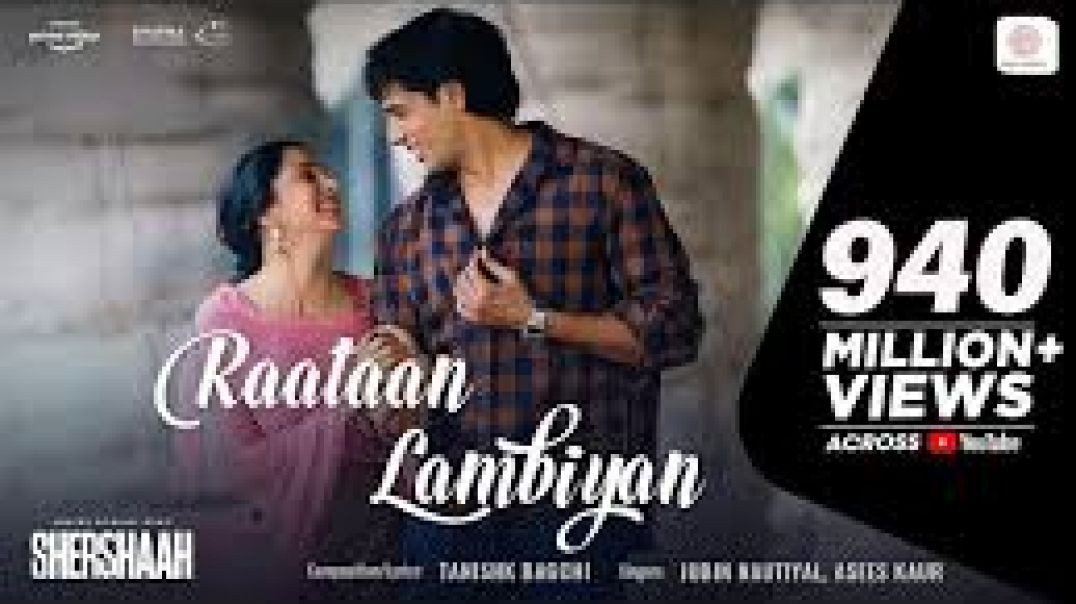 ⁣Raataan Lambiyan - Lyric Video _ Shershaah _ Sidharth_ Kiara _ Tanishk B