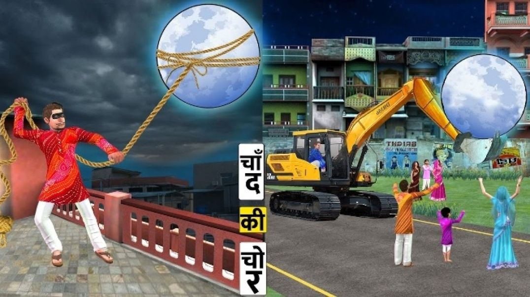 ⁣Must Watch Funny Comedy Video जेसीबी चाँद की चोरी JCB Chand Ki Chori Hindi  Comedy Video