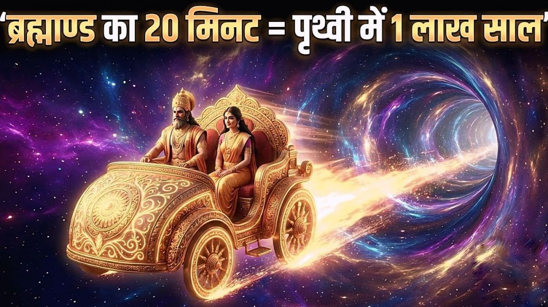 ⁣ब्रह्मलोक में 20 मिनट = धरती पर 27 युग 😱| राजा ककुदमी और रेवती की सच्ची कथा |Time Travel in Hinduism