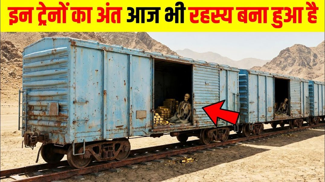 ⁣रहस्यमयी ट्रेनें और अरबों की दौलत गायब | Top 10 Mysterious Trains in the World