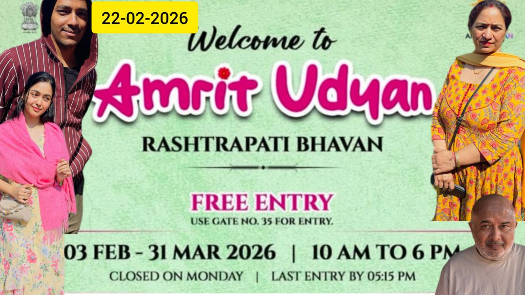 ⁣AMRIT UDYAN🤩RADHTRAPATI BHAWAN✅️