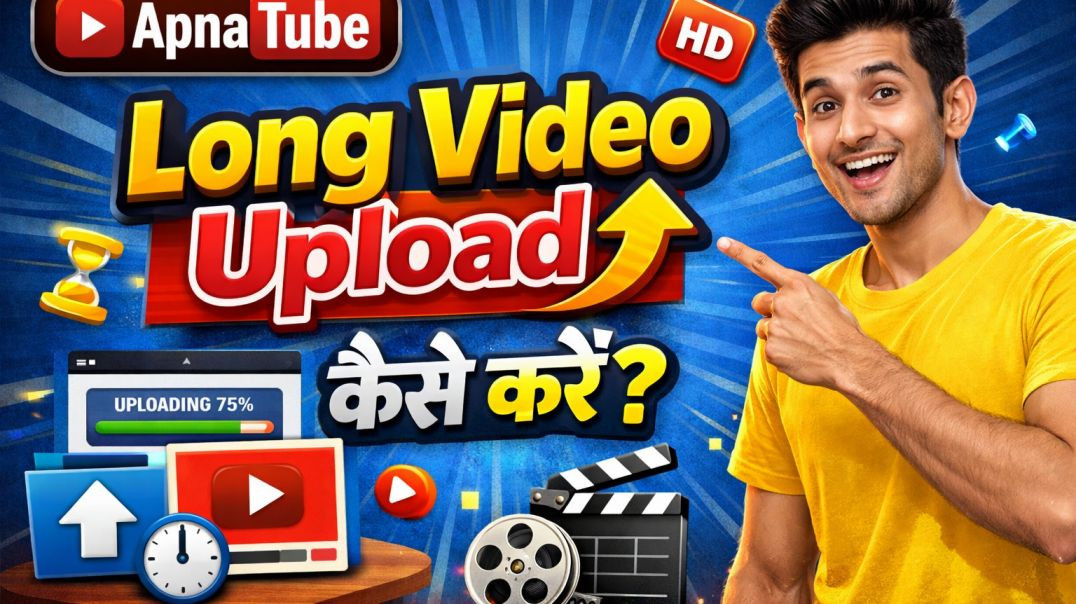 ⁣Apnatube par long video kaise upload kare